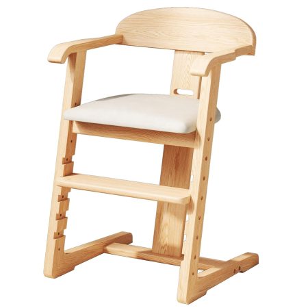 Solid Wood Toddler Dining Chair, Natural