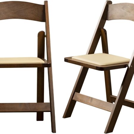 2 Pack Series Fruitwood Wood Folding Chair with Soft Leather Cushion Suitable for Weddings Offices Outdoor Activities Factory Direct Sale Quality Assurance