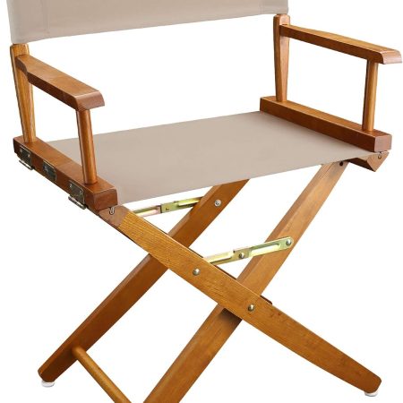 Extra-Wide Premium 18" Director's Chair  Frame with Natural Canvas