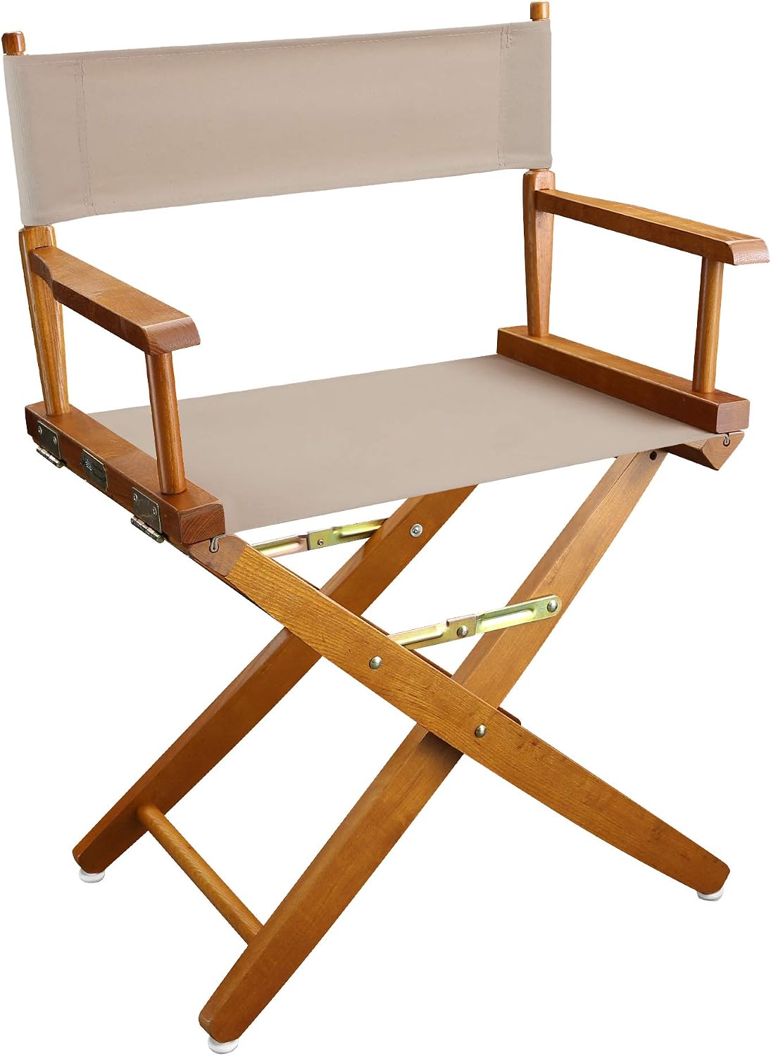 Extra-Wide Premium 18" Director's Chair Frame with Natural Canvas